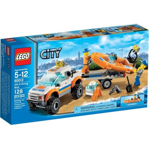 LEGO City - Le transporteur du bateau du garde-côtes - 60012