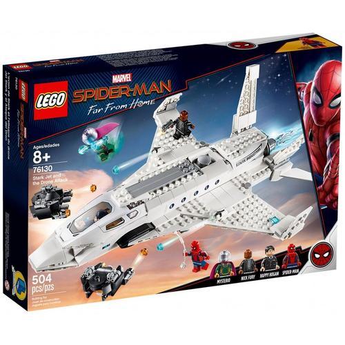 Lego Marvel - L'attaque De Spider Man Avec Le Jet De Stark - 76130