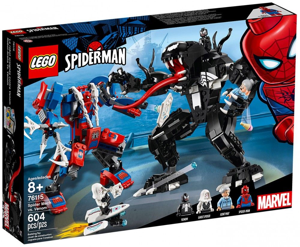 Lego Marvel - Le Robot De Spider-Man Contre Venom - 76115