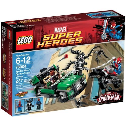 Lego Marvel - Spider-Man : La Poursuite En Moto-Araignée - 76004