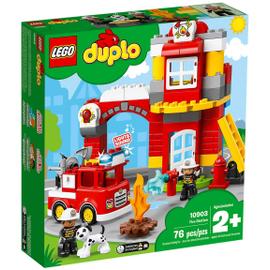 LEGO® DUPLO 10593 La Caserne des Pompiers - Cdiscount Jeux - Jouets