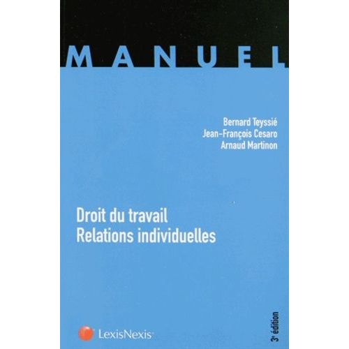 Droit Du Travail - Relations Individuelles