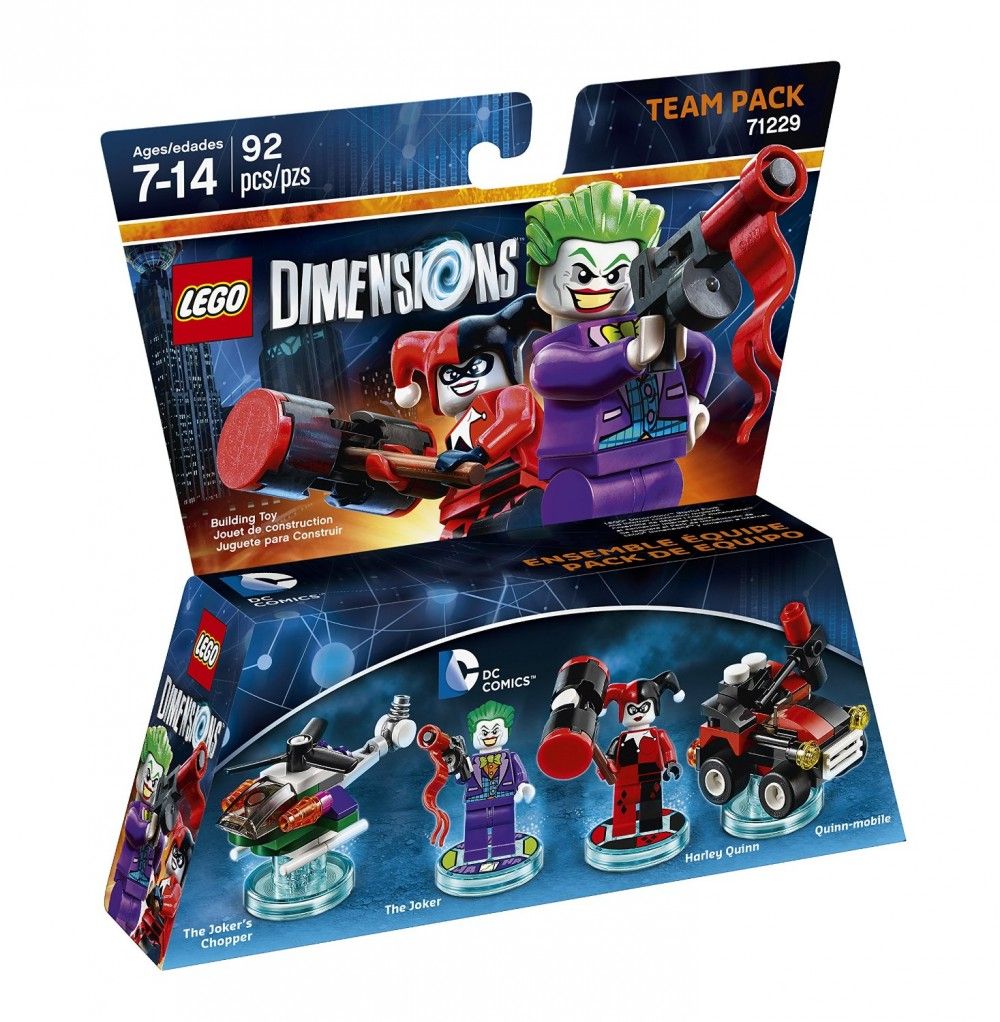 Lego Dimensions - Pack Equipe : Joker Et Harley Quinn - 71229