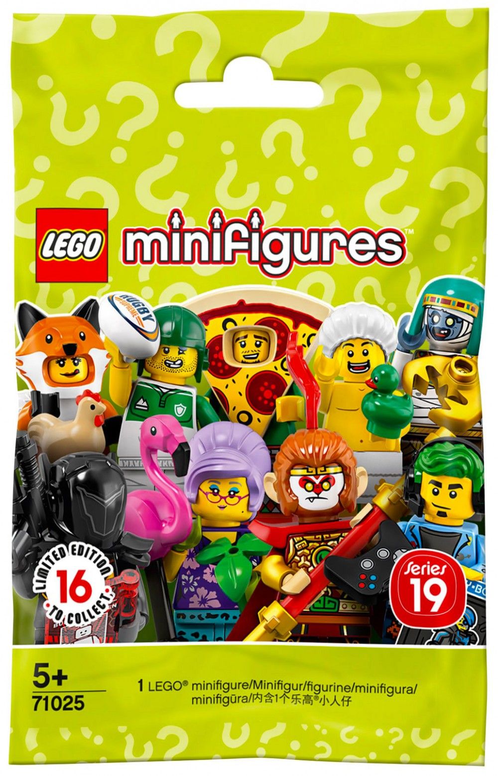 Lego Minifigures - Série 19 - Boîte 60 Minifigurines - 71025-60 - 2