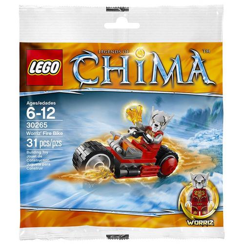 Lego Chima - Worriz' Fire Bike (Polybag) - 30265