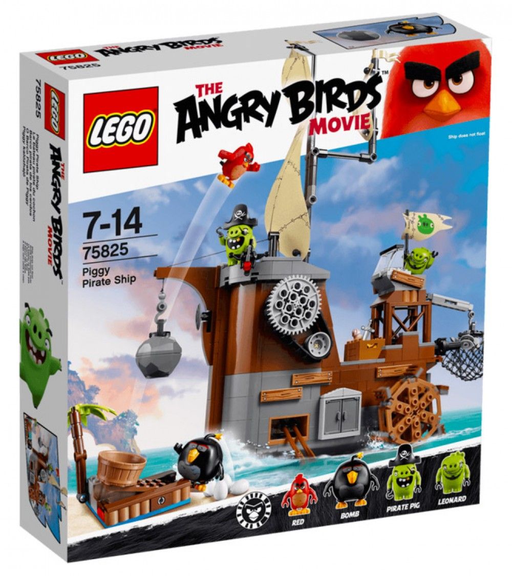 Lego Angry Birds - Le Bateau Pirate Du Cochon - 75825