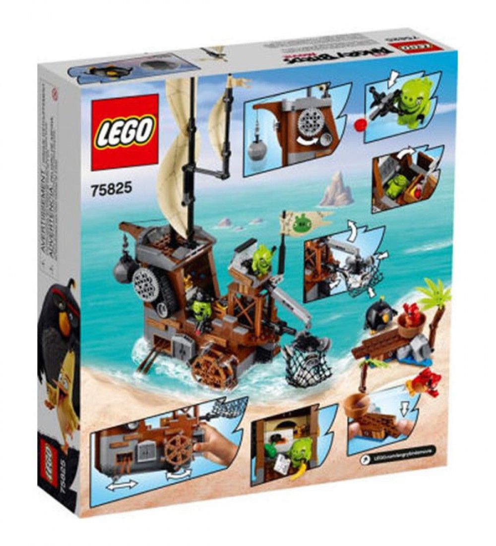 Lego Angry Birds - Le Bateau Pirate Du Cochon - 75825 - 2