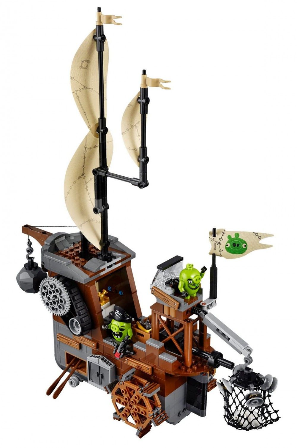 Lego Angry Birds - Le Bateau Pirate Du Cochon - 75825 - 3