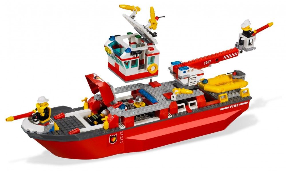 Lego City - Le Bateau Des Pompiers - 7207 - 3