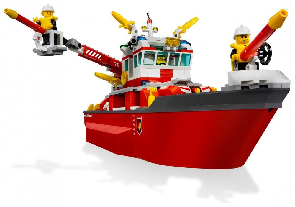 Lego City - Le Bateau Des Pompiers - 7207 - 4