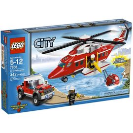 LEGO City - L'hélicoptère des pompiers - 7206