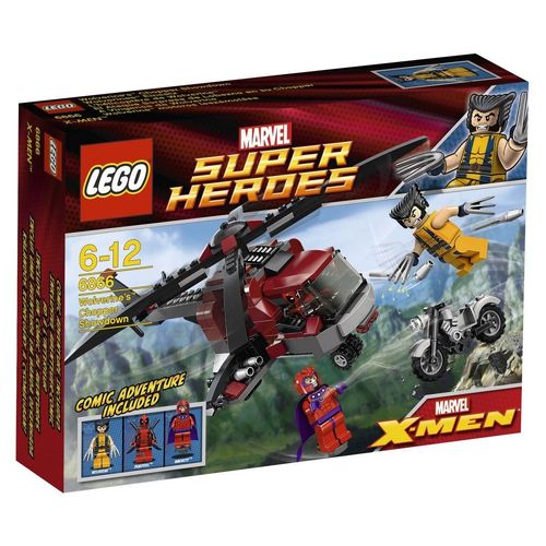 LEGO Marvel - L'hélicoptère de Wolverine - 6866