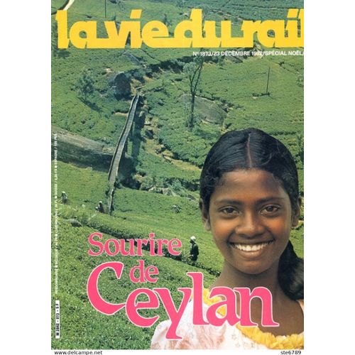 La Vie Du Rail 1873 - 23 Décembre 1982 - Sourire De Ceylan