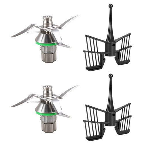 Lame D'Agitation En Acier Inoxydable, Accessoire De Remplacement Pour Vorwerk Thermomix Tm5 Avec Barre Papillon 2 Pi¿¿ces 9109-May14A01368