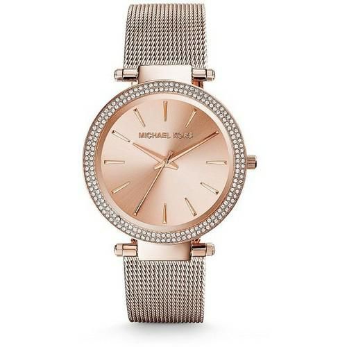Michael Kors Darci Mk3369 Femme Montre Gold Analogique Métal Nouveau