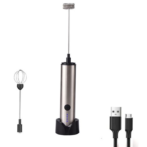 Mousseur ? Lait ?lectrique Portable, Rechargeable, Mousseur ? Main,...