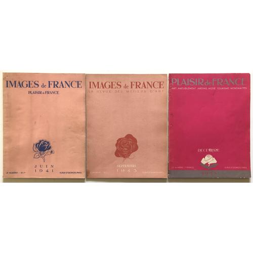 Images De France. Plaisir De France. Lot De 6 Revues (1935-1949)