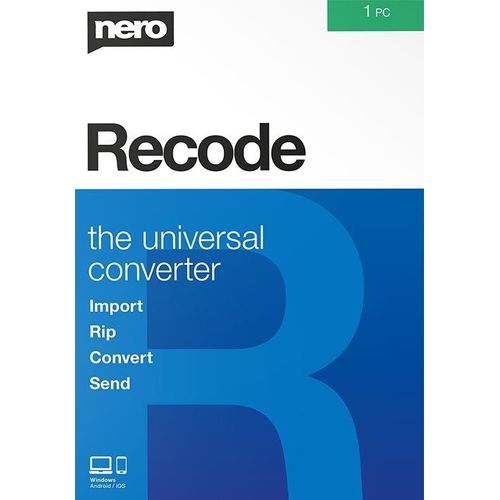 Nero Recode - Logiciel En Téléchargement - Pc