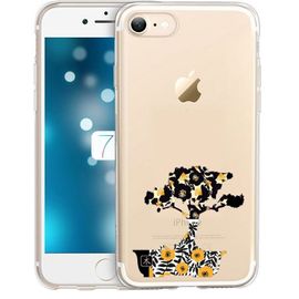 Coque Iphone 7 Plus 8 Plus Bonsai Jaune Moutarde