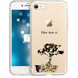 Coque Iphone 7 Plus 8 Plus Personnalisee Bonsai Jaune Moutarde