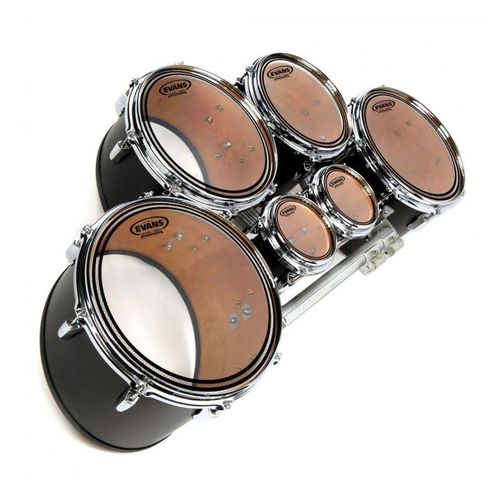 Evans Tt10mec2s - Marching Peau De Tom Transparent 25,4 Cm