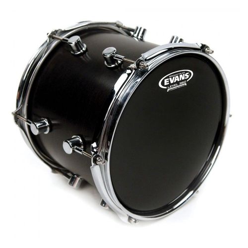 Evans Tt16rbg - Peau De Résonance Noire, 16 Pouces