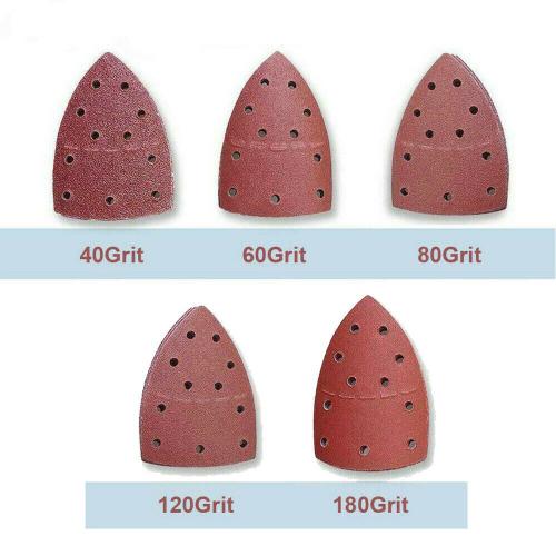 Feuilles Abrasives Pour Bosch Psm 100A, Grain Mixte, 40 Pi¿¿ces, Accessoires, Papier De Verre Triangulaire 9109-May14A03165