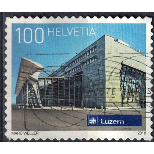 Suisse 2016 Oblitéré Used Luzern Railway Station Gare De Lucerne Su