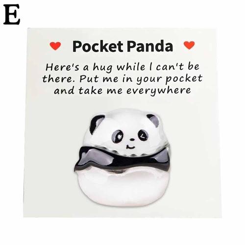 D Un Petit Calin De Panda De Poche Mini Calin De Panda Mignon Jouet Anti-Stress Ew N J7l0 D