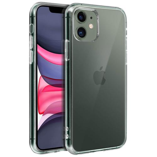 Coque Apple Iphone 11 Rigide Bords Antichocs Cotés Bumper Transparent