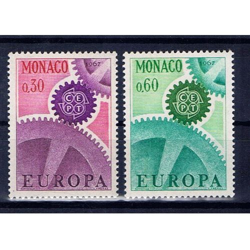 Monaco Europa Cept 1967 Neufs**