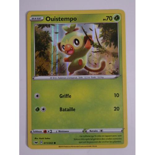 Carte Promo Ouistempo Holo 011/202 - Pokemon Epée Bouclier