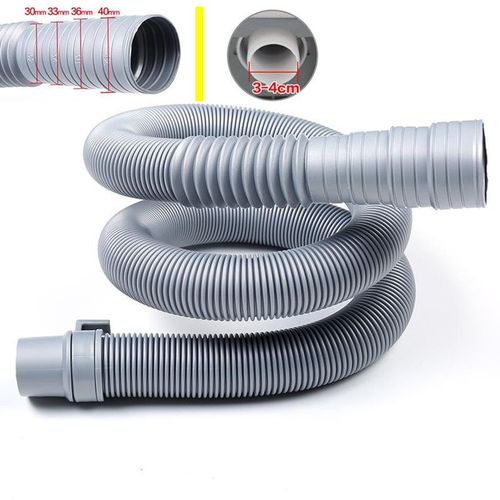 Tuyau De Vidange Avec Pince Pour Machine À Laver, 1.5M, Tuyau De Sortie Eva, Pièces Universelles Pour Machine À Laver 9109-May14A05134