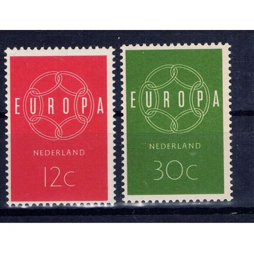 Pays Bas Europa Cept 1959 Neufs**