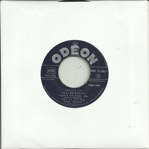 Volume Iii : Ticket To Ride (Lennon - Mccartney) 3'02 - Yes It Is (Lennon - Mccartney) 2'40 / Help (Lennon - Mccartney) - I'm Down (Lennon - Mccartney)
