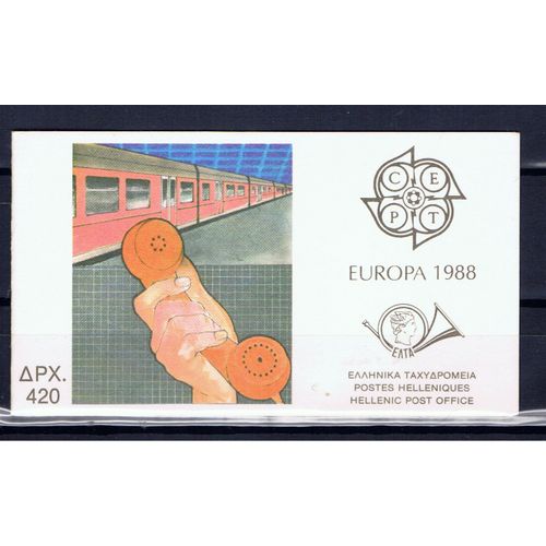 Grèce Europa Cept 1988 Carnet Neuf**