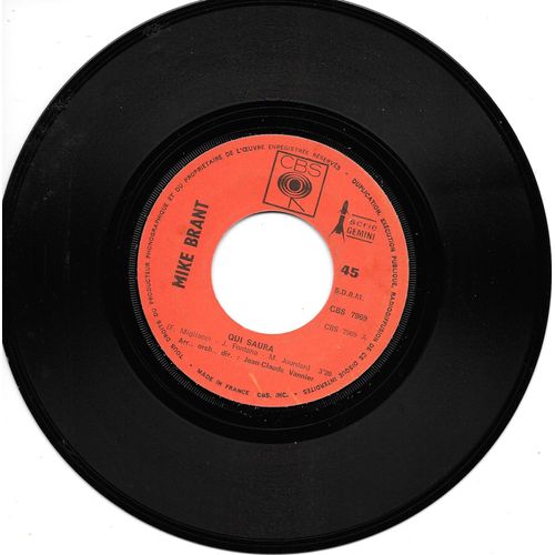 Qui Saura / Sans Amis [Vinyle 45 Tours 7"]