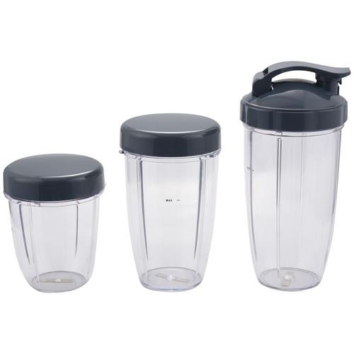 Tasses De Remplacement Colossales 32 Oz, 24 Oz De Haut, Petite Tasse 18Oz, 3 Couvercles Pour Presse-Agrumes Nutribullet, Appareil De Cuisine 9109-May14A06578