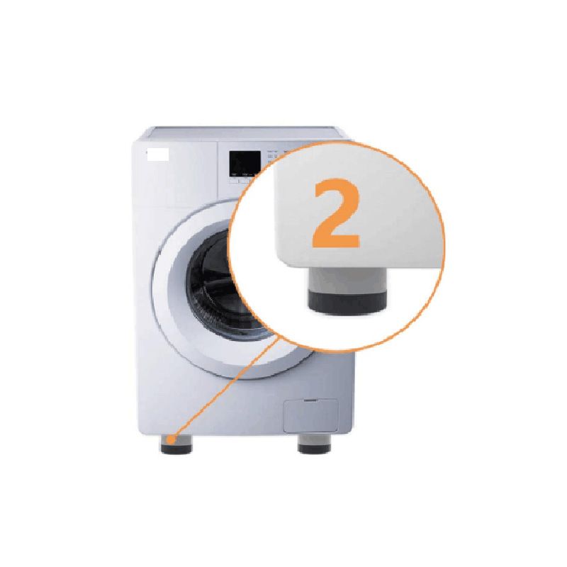 4 Pices/Ensemble De Coussinets Anti Vibration En Caoutchouc... - 3