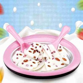Machine À Crème Glacée Instantanée Pour Enfants, Rose, Ronde, Avec 2 Spatules 9109-May14A09349