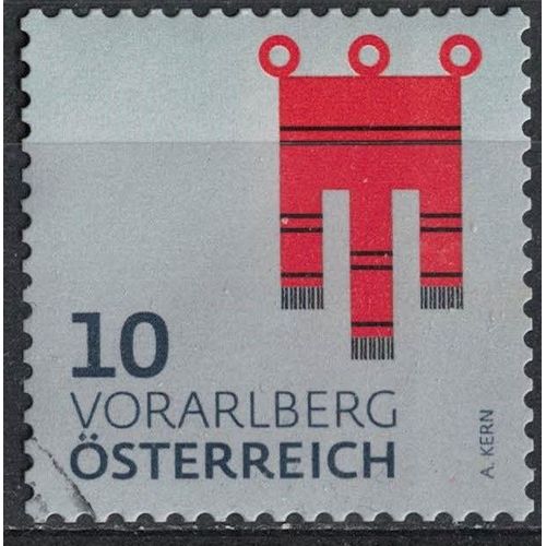 Autriche 2018 Oblitéré Used Coat Of Armes Armoiries Vorarlberg Su