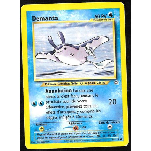 Carte Pokémon Demanta 64/111 - Neo Genesis Wizards (Vf)
