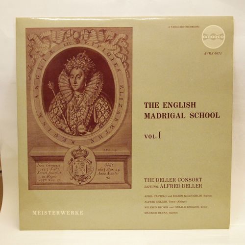 The English Madrigal School Volume 1