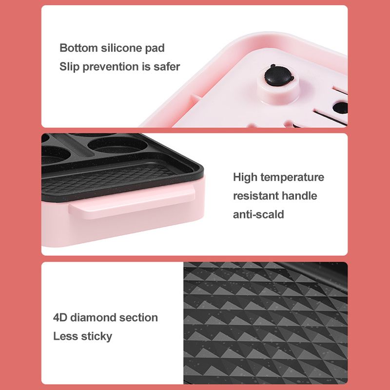 Grill Barbecue lectrique 6 En 1, 900W, Antiadhsif, Multi C... - 4