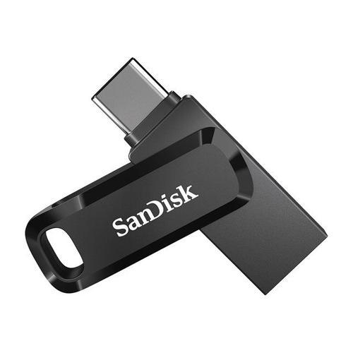 Micro-clé USB PinStripe de 64 Go - noire