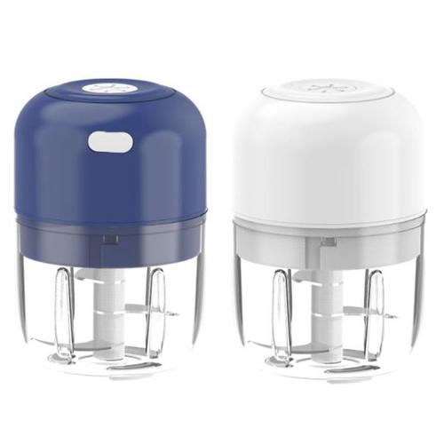 Mini Hachoir À Ail Électrique, Robot Culinaire De 250Ml Pour La Viande Au Gingembre, Hachoir À Ail Étanche Pour Le Piment Et Les Légumes 9109-May14A10905