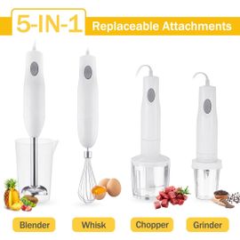 Mixeur Électrique Tout En Un, 220V, Manuel Et Détachable, Pour Aliments Pour Bébés, Fouet À ?ufs, Légumes, Viande, Presse Agrumes 9109-May14A11484
