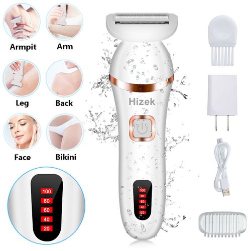 Rasoir Électrique 3 En 1 Pour Femmes, Rasoir Bikini Indolore, Épilateur Étanche Ipx6, Avec Lames, Cadeau Parfait 9109-May14a11415