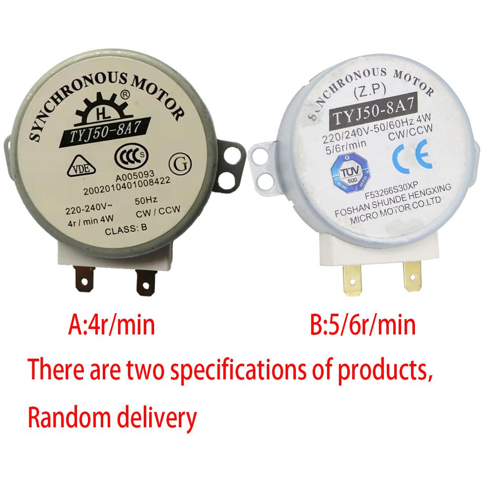 Moteur Ac 220-240V 4W 6Rpm 48Mm Pour Plateau De Four  Micro... - 2