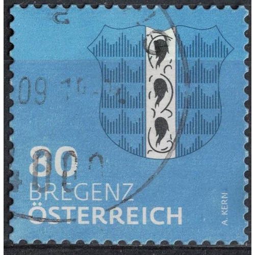 Autriche 2018 Oblitéré Rond Used Blason De Bregenz Coat Of Arms Su